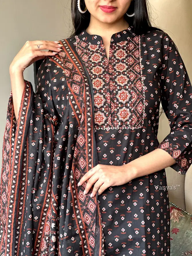 HR Cotton  Kurti With Bottom Dupatta Wholesale Price In Surat